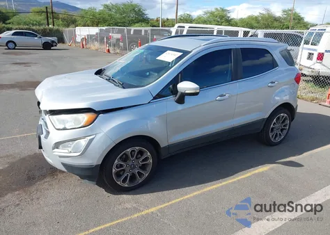 2019 Ford Ecosport Titanium from USA, damaged, VIN MAJ3S2KE0KC256660